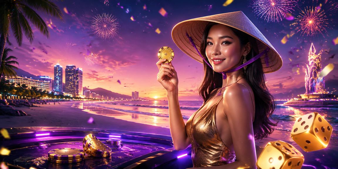 Trò chơi tài xỉu với xúc xắc và nón lá truyền thống tại Đà Nẵng